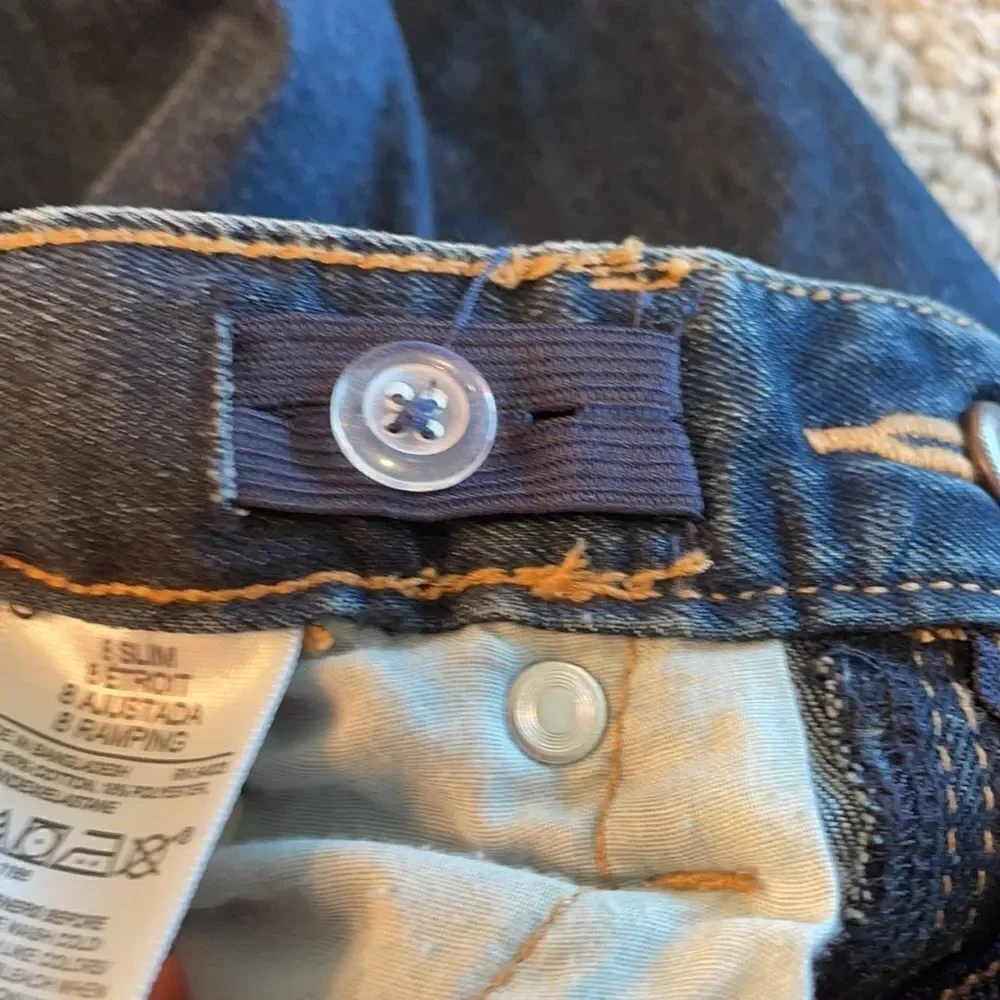 Old Navy kids slim dark denim jeans